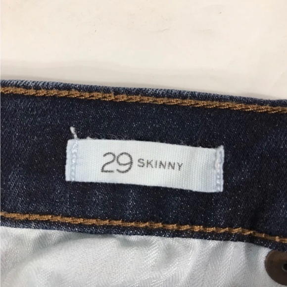Banana Republic Dark Wash Premium Denim Skinny Jeans size 29 - Picture 4 of 7